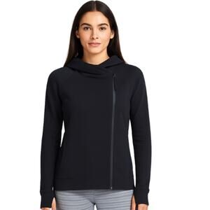 Nike Women's Tech Fleece Cape Jacket in Black EUC Size Large